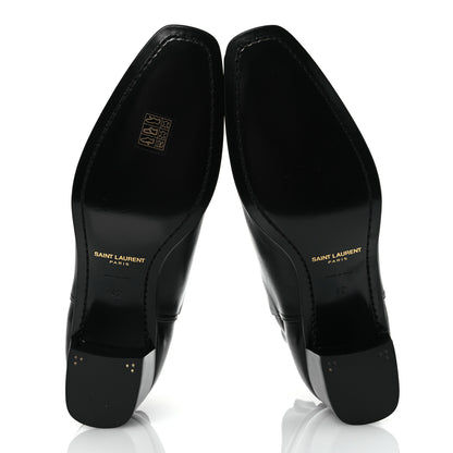 Saint Laurent Calfskin Mens Terry 45 Boots 42 Black 7 of 14