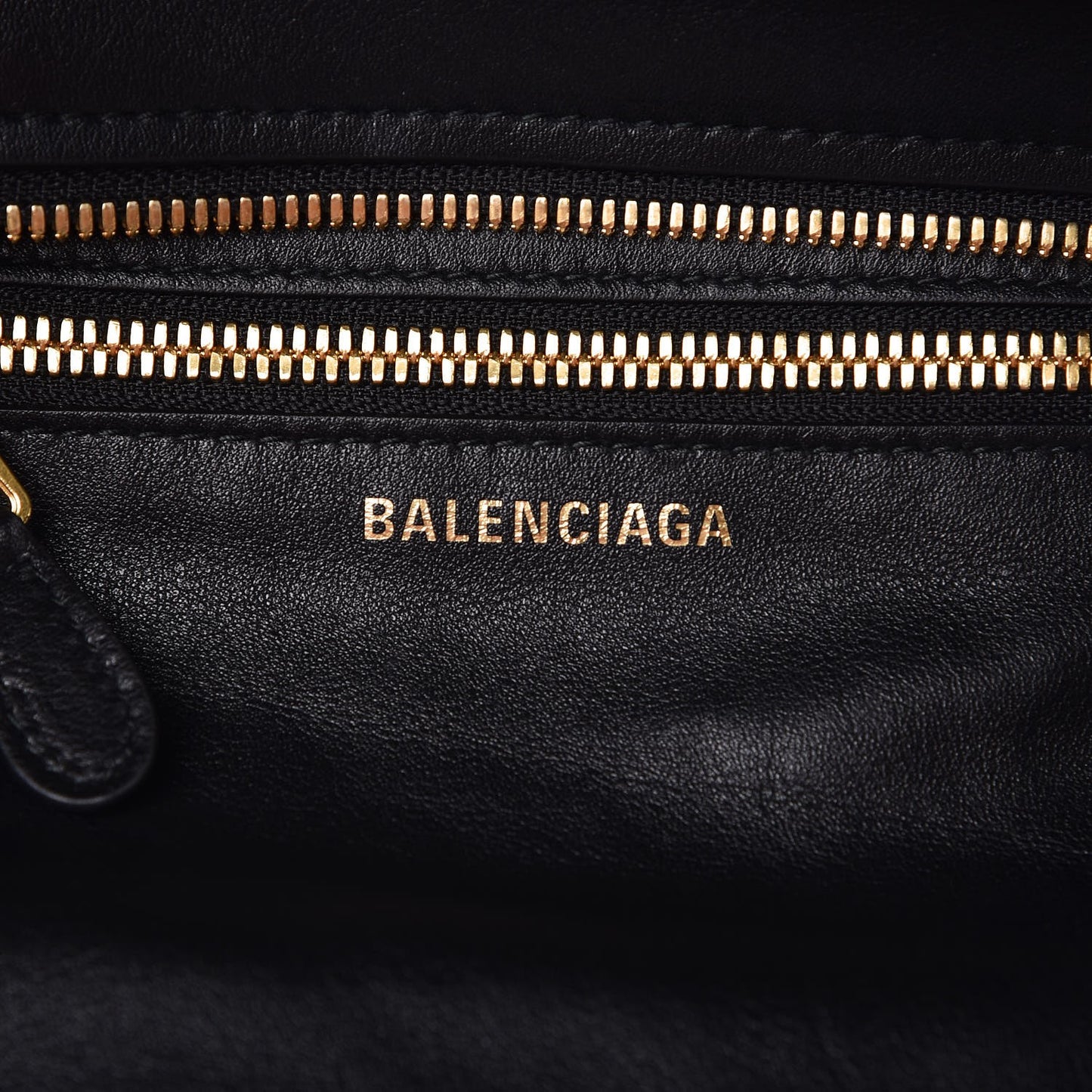Calfskin XS Fringe Laundry Cabas Black