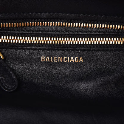 Balenciaga Calfskin XS Fringe Laundry Cabas Black 6 of 6