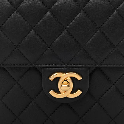 Chanel Goatskin Quilted Chic Pearls Flap Black 9 of 10