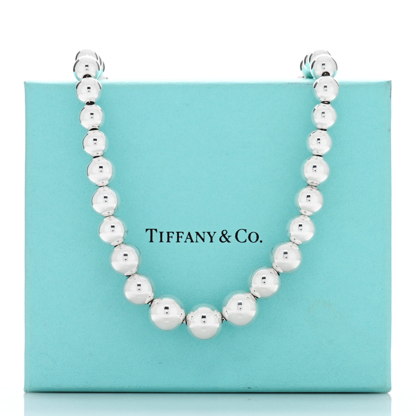 Sterling Silver HardWear Graduated Ball Necklace