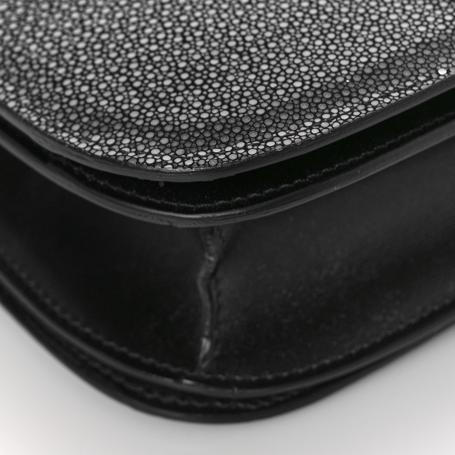 Celine Stingray Medium Classic Box Flap Bag Black 8 of 12