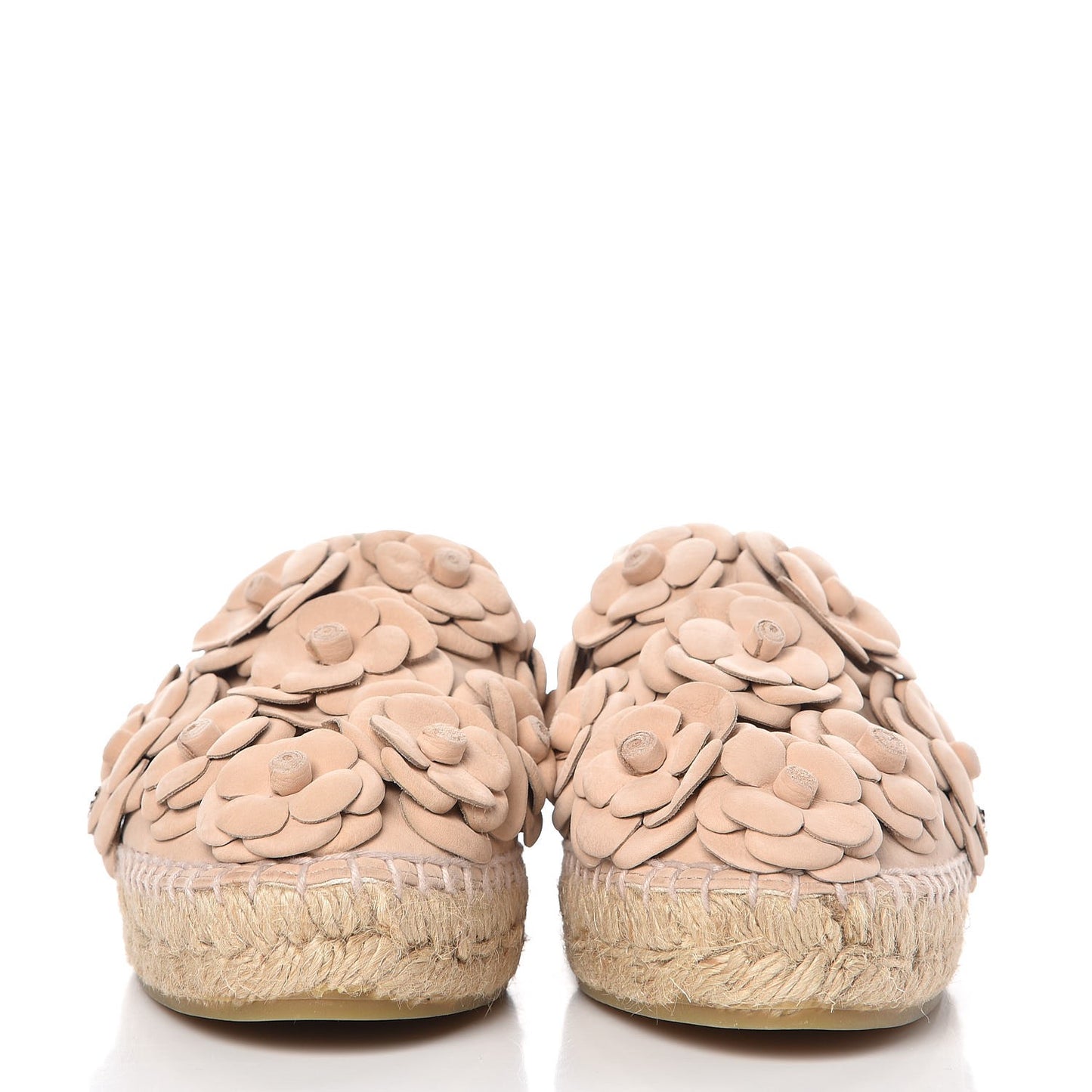 Suede Camellia CC Espadrilles 37 Pink