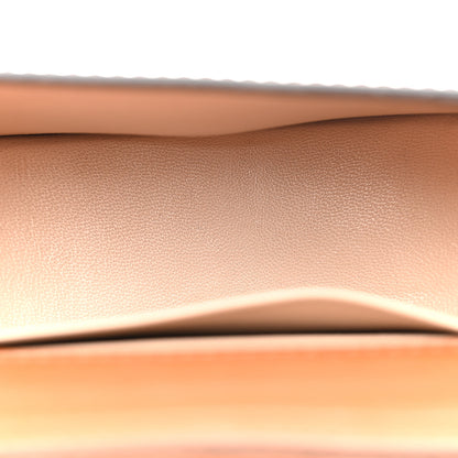Chloe Spazzolato Sfumato Lambskin Calfskin Small Nile Bracelet Minaudiere Bag Caramel 5 of 15