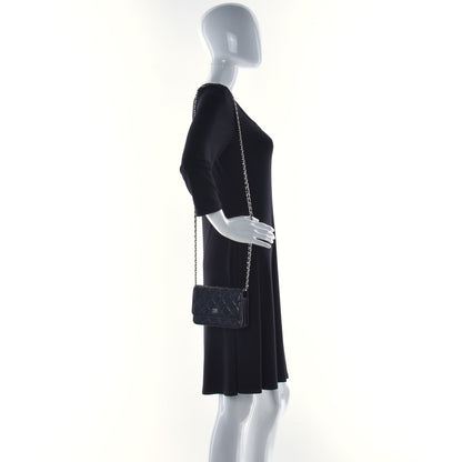 Chanel Caviar Quilted Mini Wallet On Chain WOC Black 2 of 11