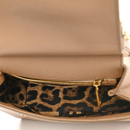 Dolce & Gabbana Dauphine Medium Miss Sicily Satchel Tortora Sand 5 of 11