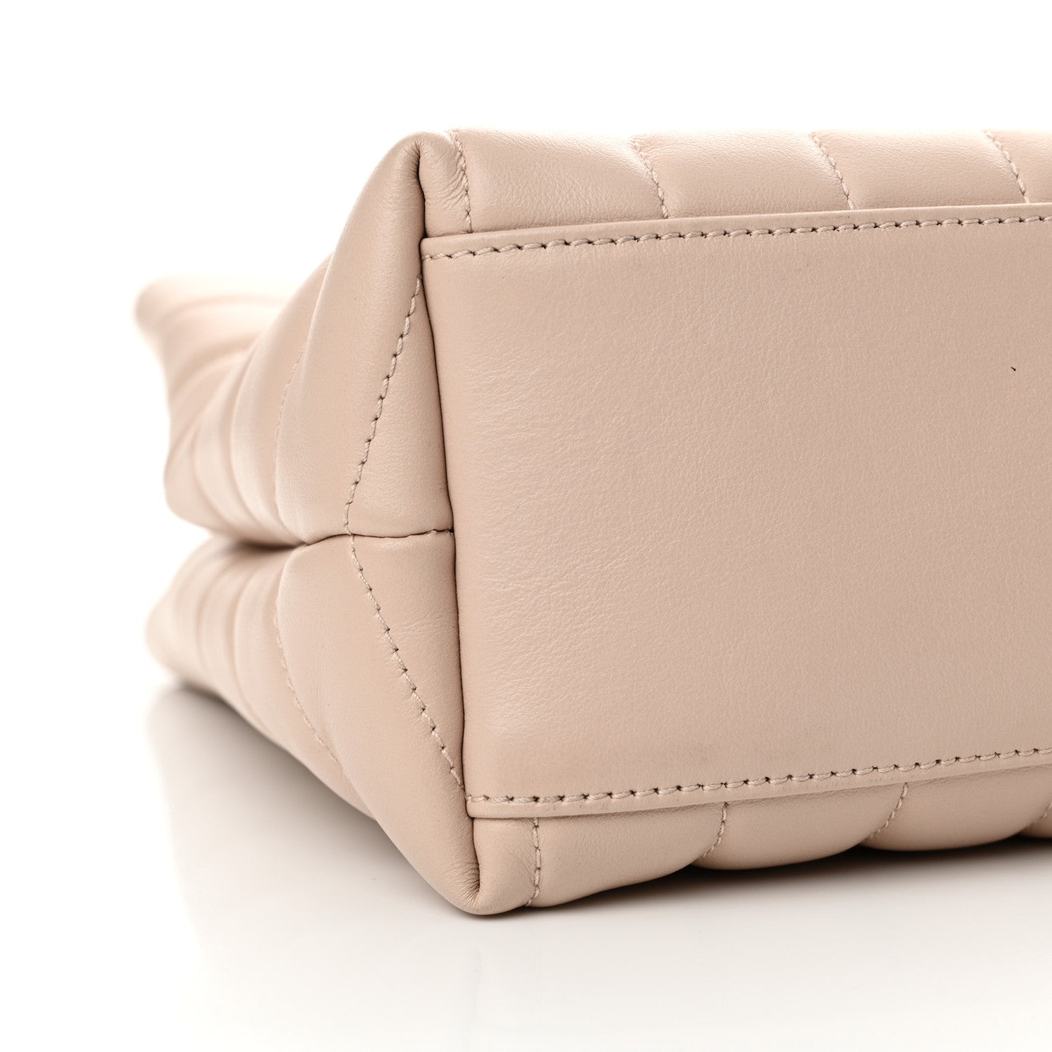 Saint Laurent Calfskin Y Quilted Monogram Small Loulou Shopper Marble Pink 10 of 13