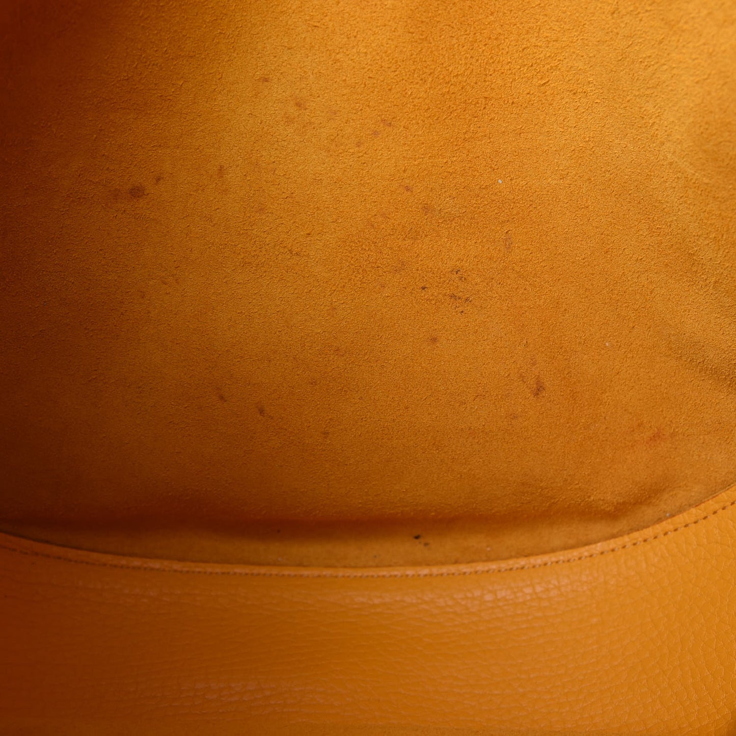 Crisped Calfskin Medium Hobo Saffron