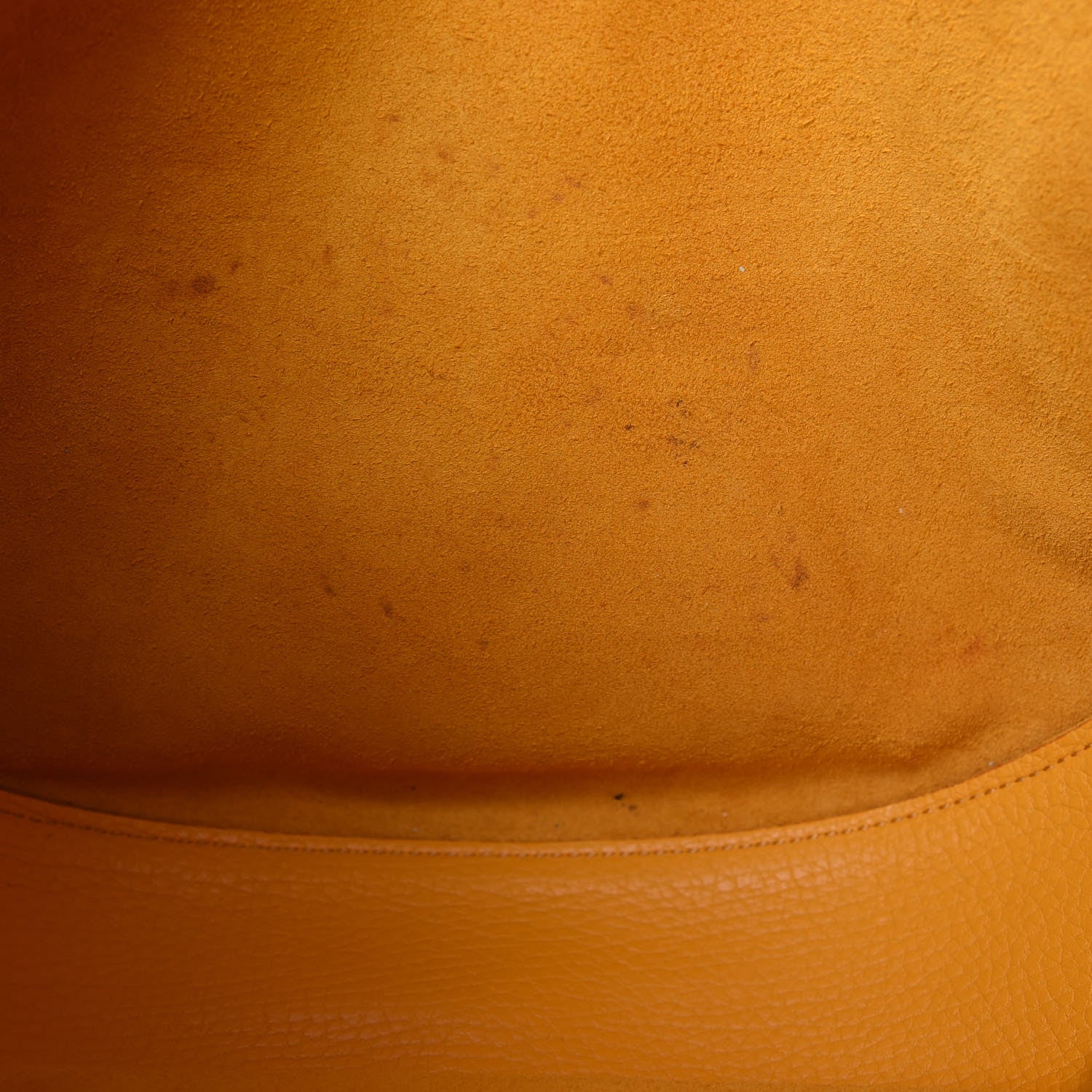 Celine Crisped Calfskin Medium Hobo Saffron 11 of 11