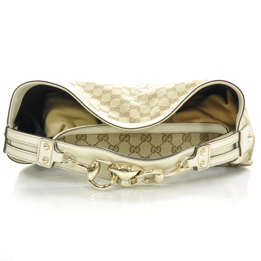 Gucci Monogram Wave Hobo Ivory 5 of 10