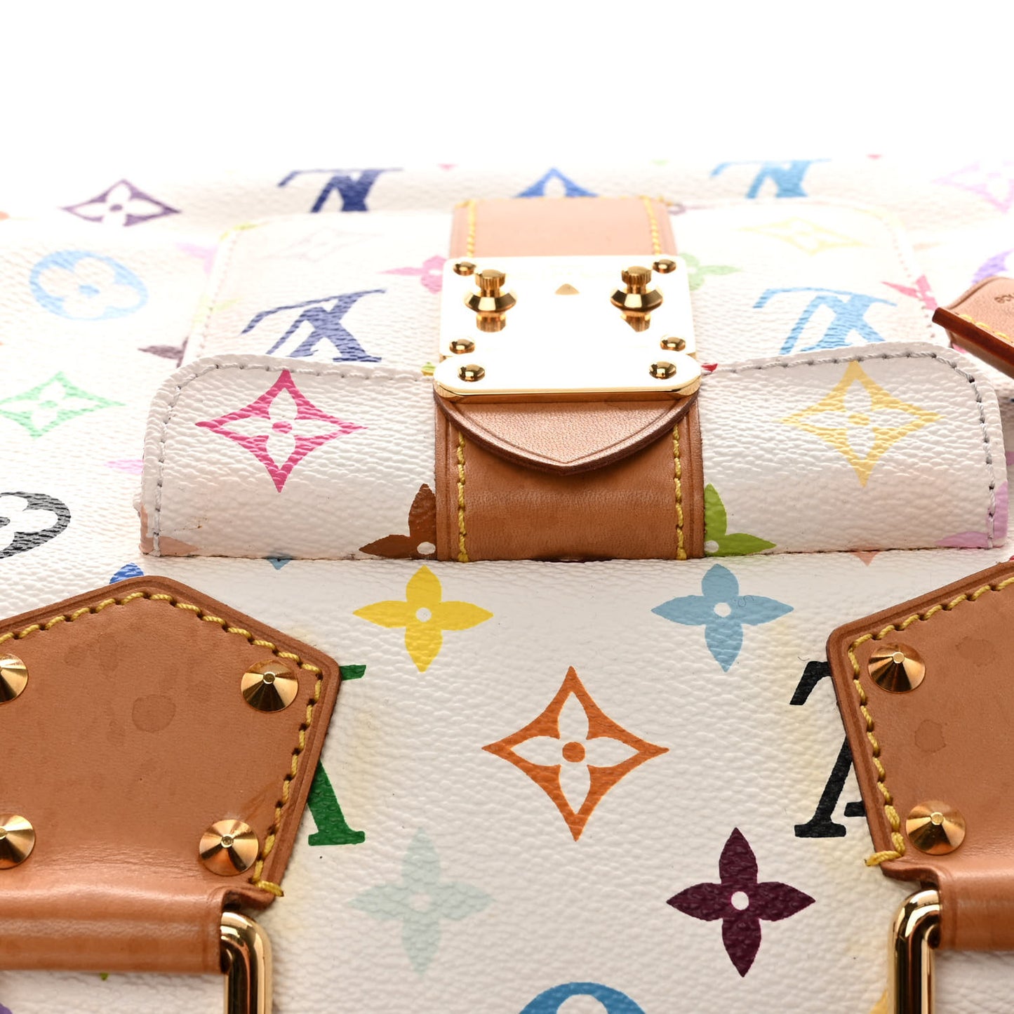 Monogram Multicolor Speedy 30 White
