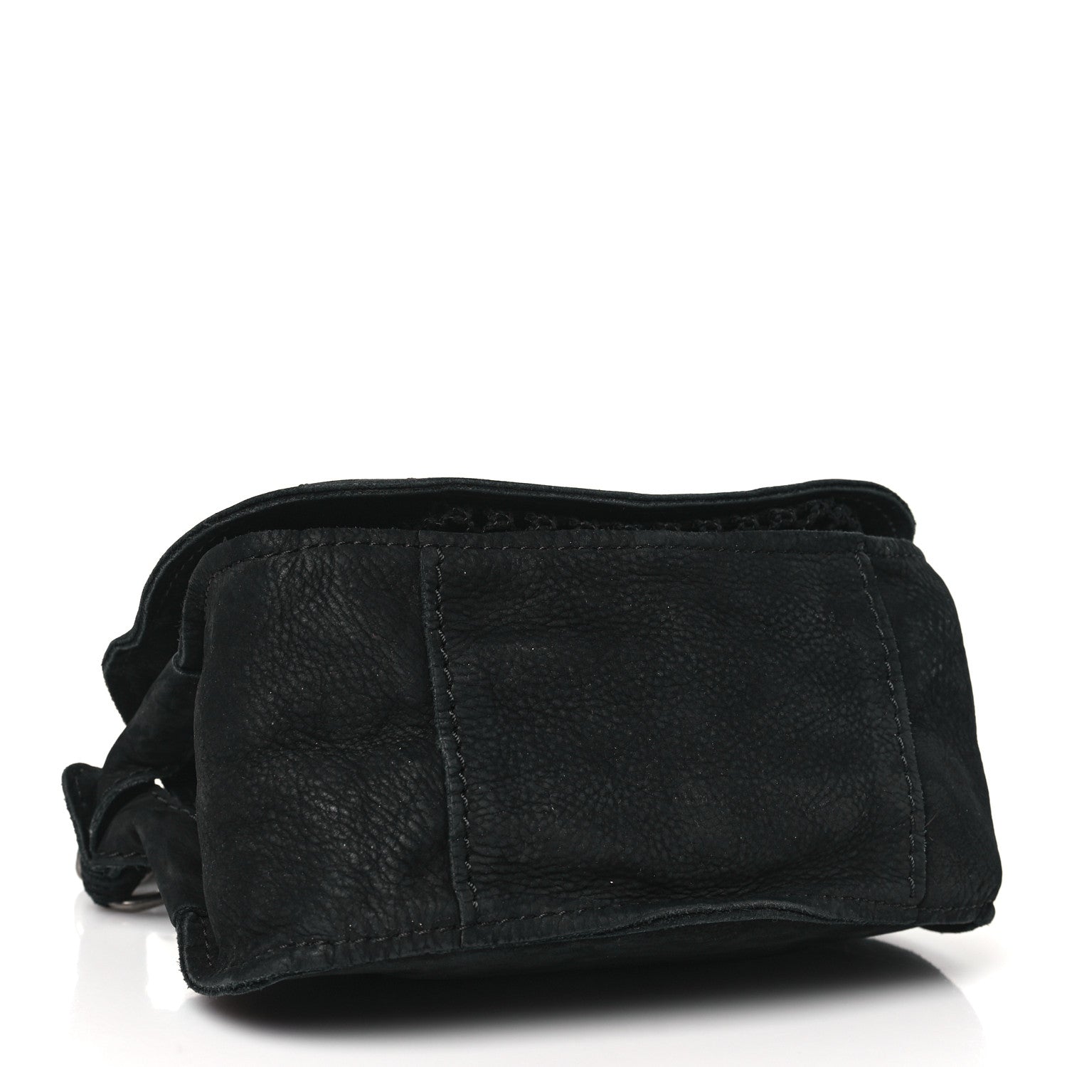 Chanel Bullskin Suede Small Highlander Messenger Flap Black 4 of 11