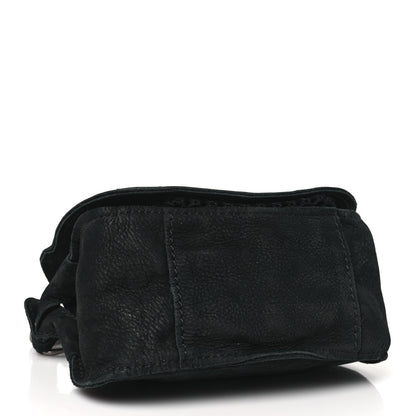 Chanel Bullskin Suede Small Highlander Messenger Flap Black 4 of 11