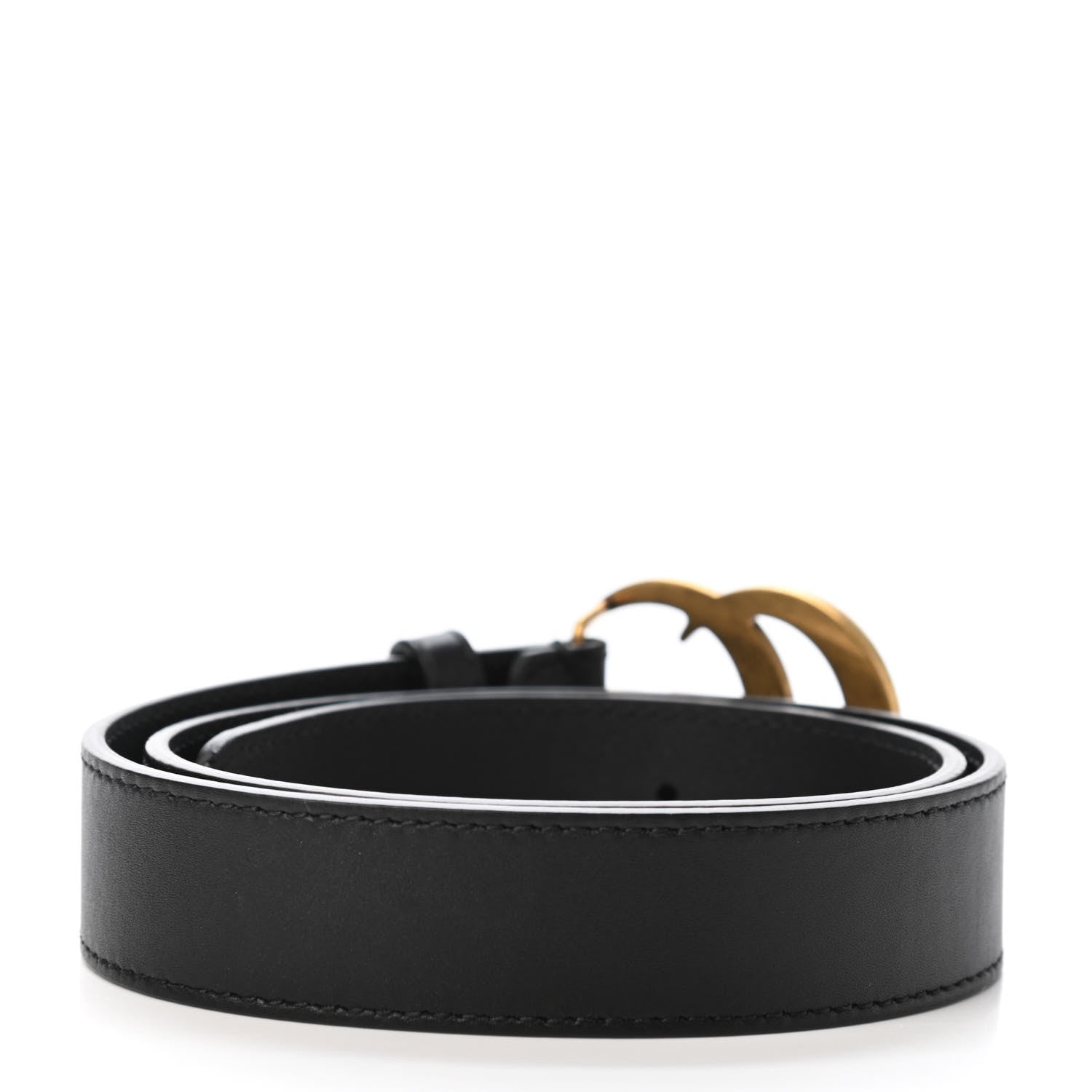 Gucci Moon Calfskin Double G 30mm Belt 70 28 Black 2 of 4