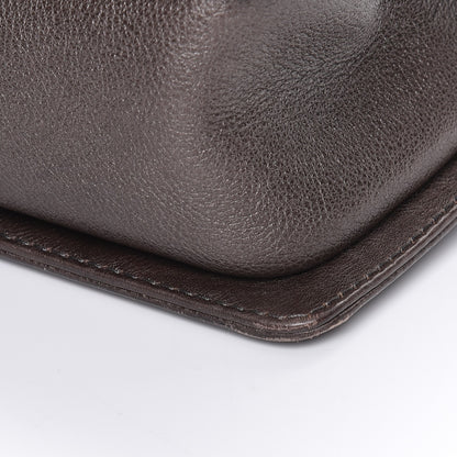 Chanel Metallic Calfskin Quilted Large Boy Flap Dark Silver 9 of 12