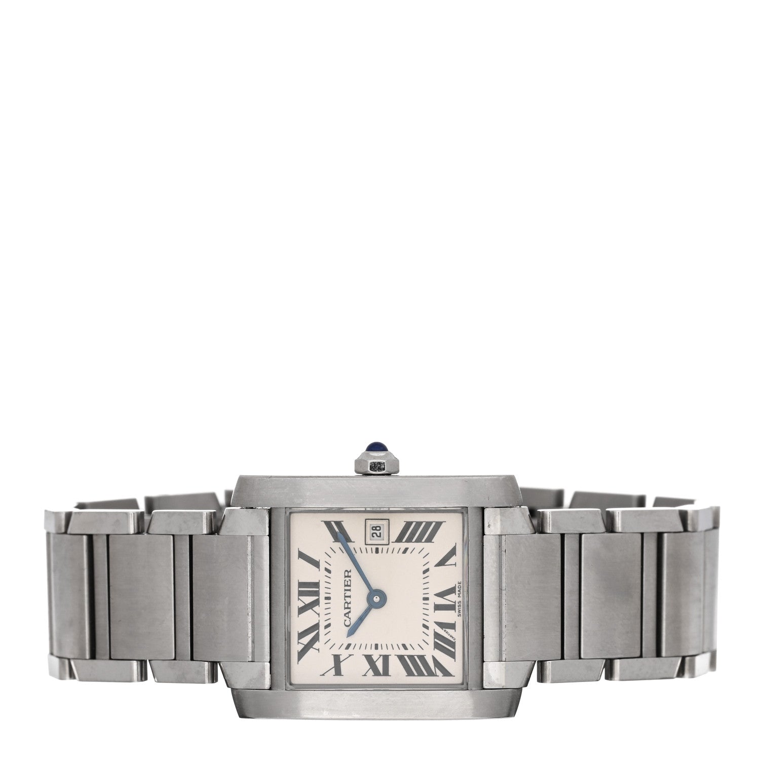 Cartier Stainless Steel 25mm Tank Francaise Quartz Watch 2 of 4