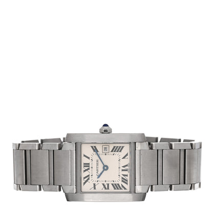 Cartier Stainless Steel 25mm Tank Francaise Quartz Watch 2 of 4