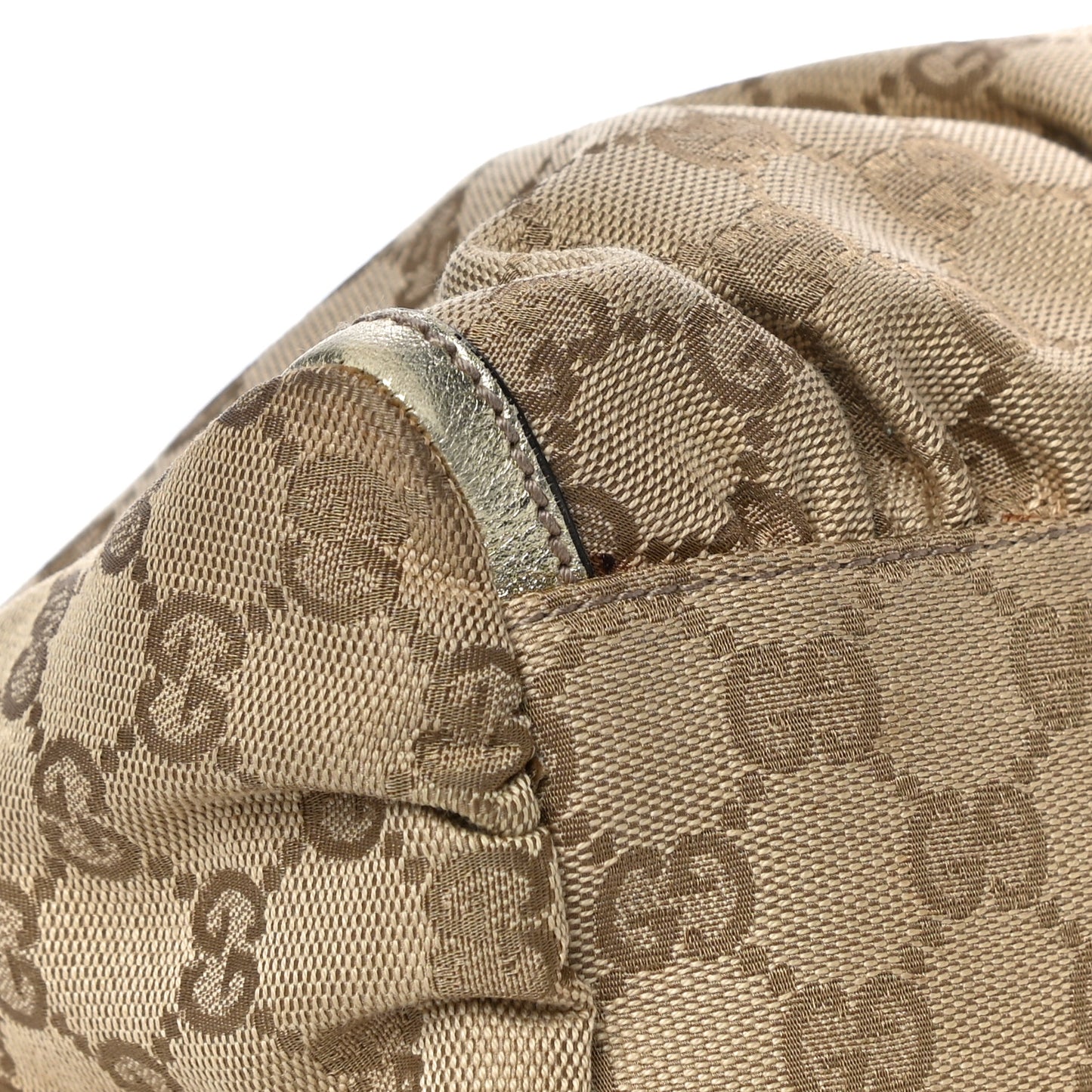 Monogram Medium D Gold Ring Hobo Gold