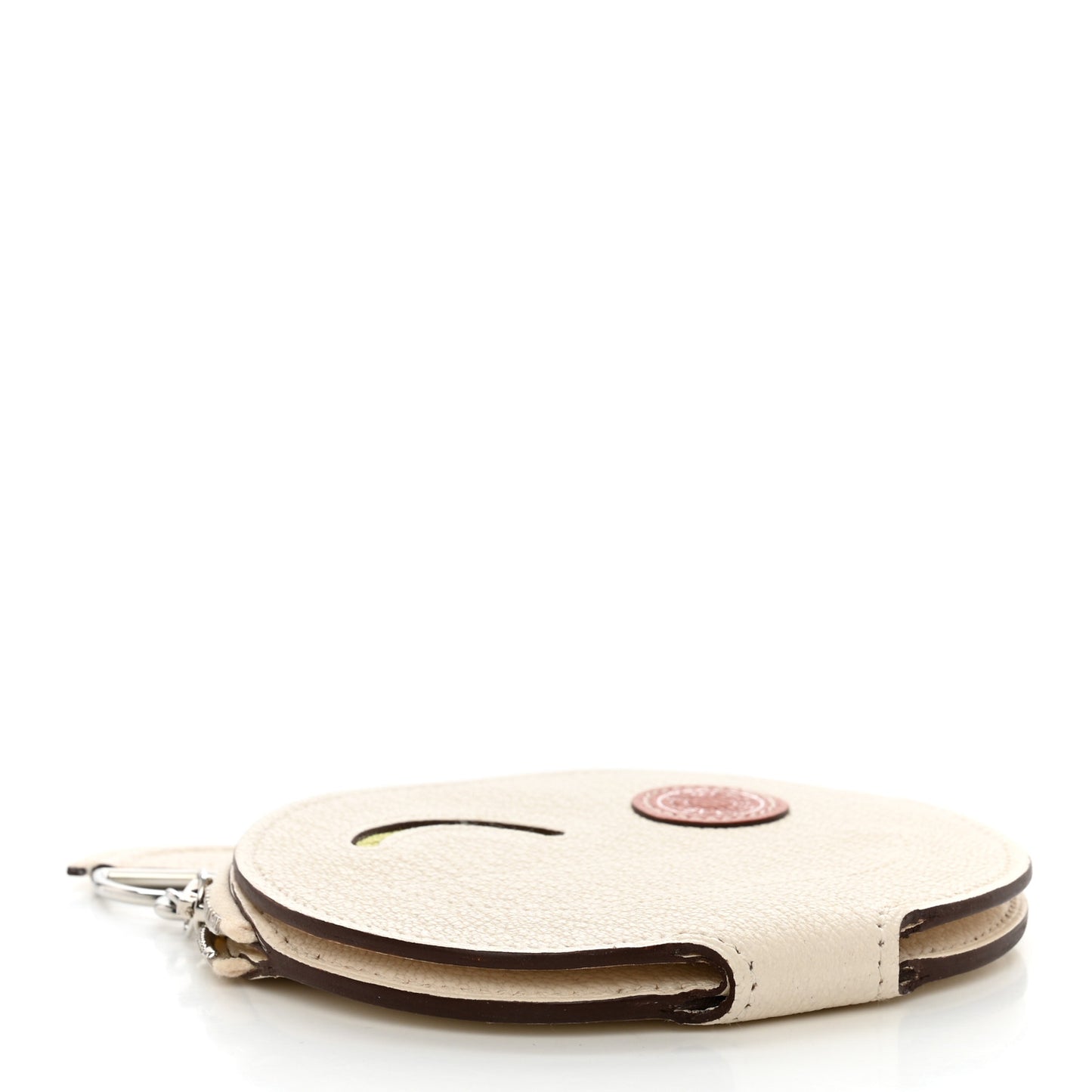 Chevre Mysore In-The-Loop Wink Card Holder Nata Jaune Bourgeon Cuivre