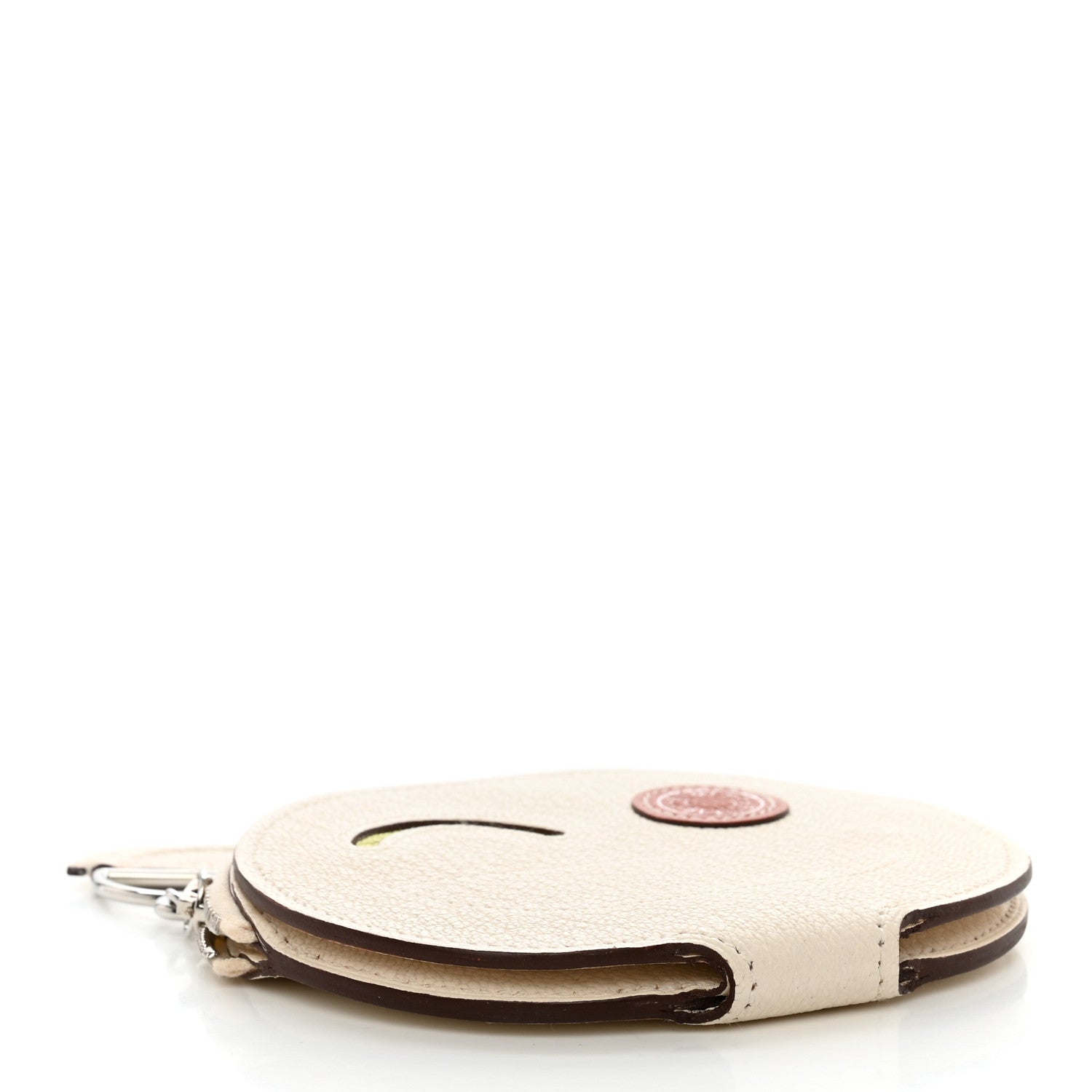 Hermes Chevre Mysore In-The-Loop Wink Card Holder Nata Jaune Bourgeon Cuivre 4 of 10