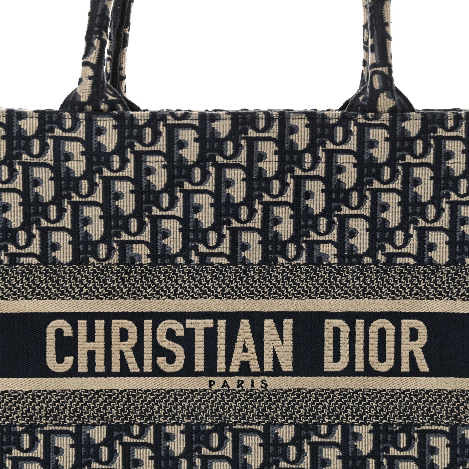 Christian Dior Oblique Medium Book Tote Blue Multicolor 8 of 11