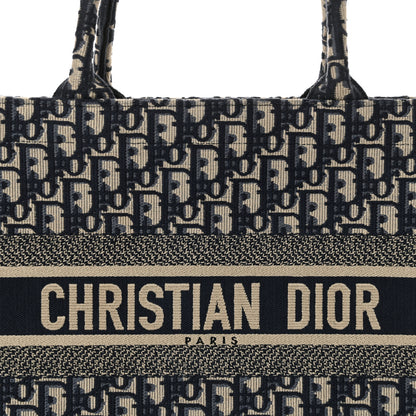 Christian Dior Oblique Medium Book Tote Blue Multicolor 8 of 11