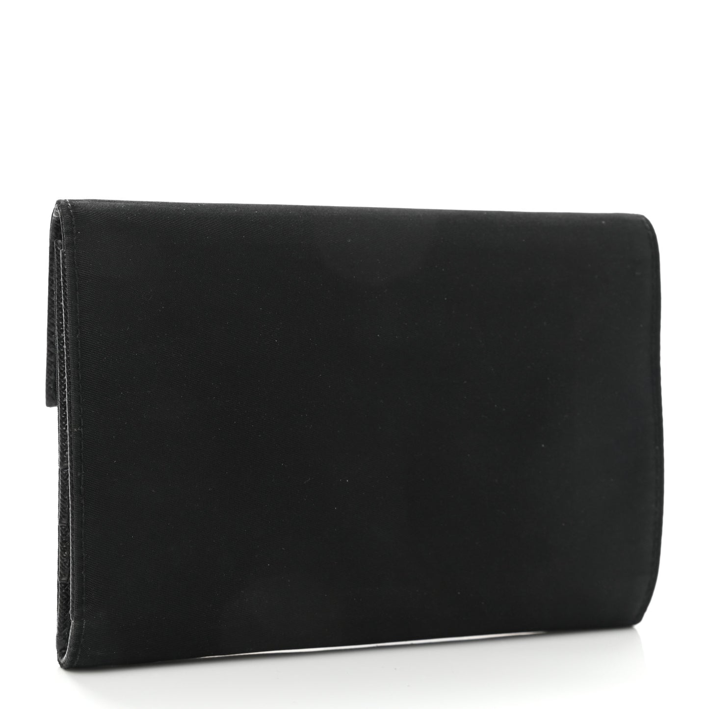 Tessuto Nylon Saffiano Wallet Black