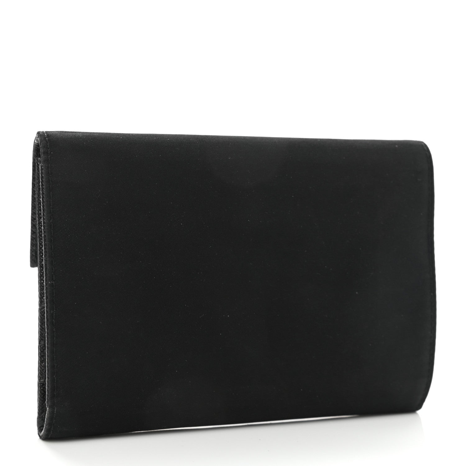 Prada Tessuto Nylon Saffiano Wallet Black 3 of 8