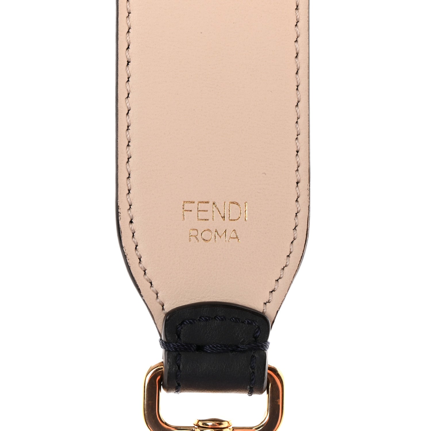 Fendi Vitello Century Nappa Lace Up Bow Strap You Blue Notte Plaster 4 of 5