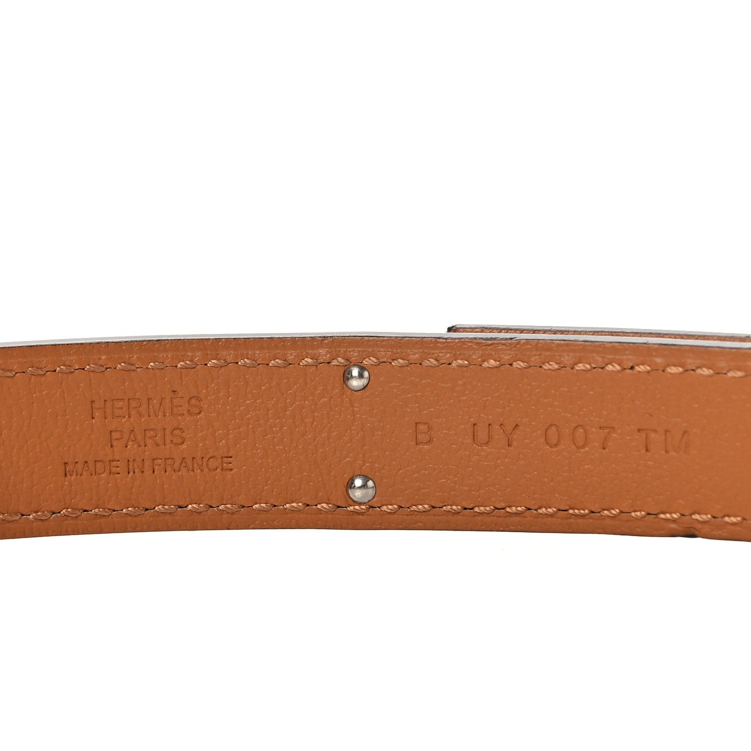 Hermes Epsom Kelly Belt Mauve Pale 3 of 4
