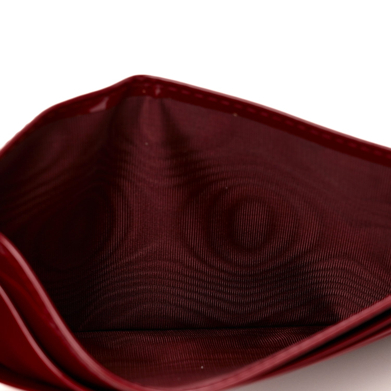 Christian Dior Patent Lady Dior Convertible Clutch Inserts Red 7 of 10