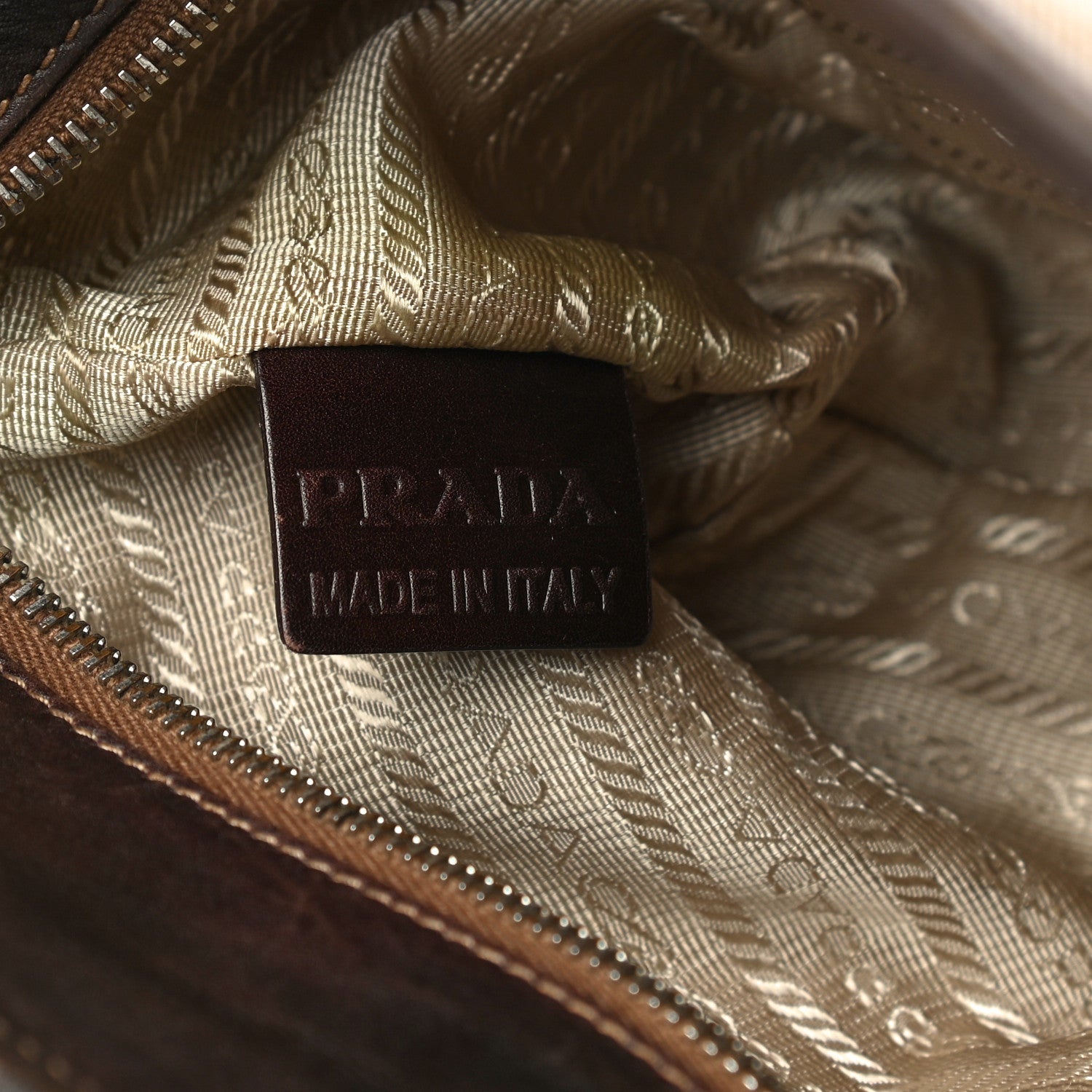 Prada Jacquard Logo Tote Corda Moro 7 of 27