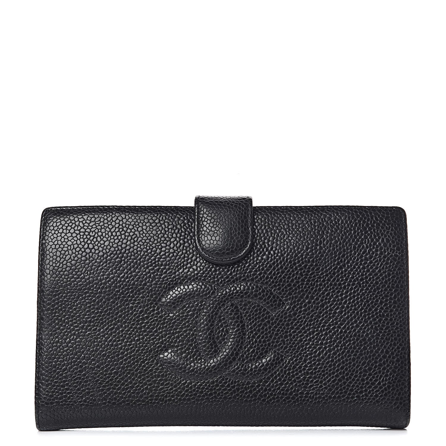 Chanel Caviar Timeless CC French Wallet Black 1 of 11