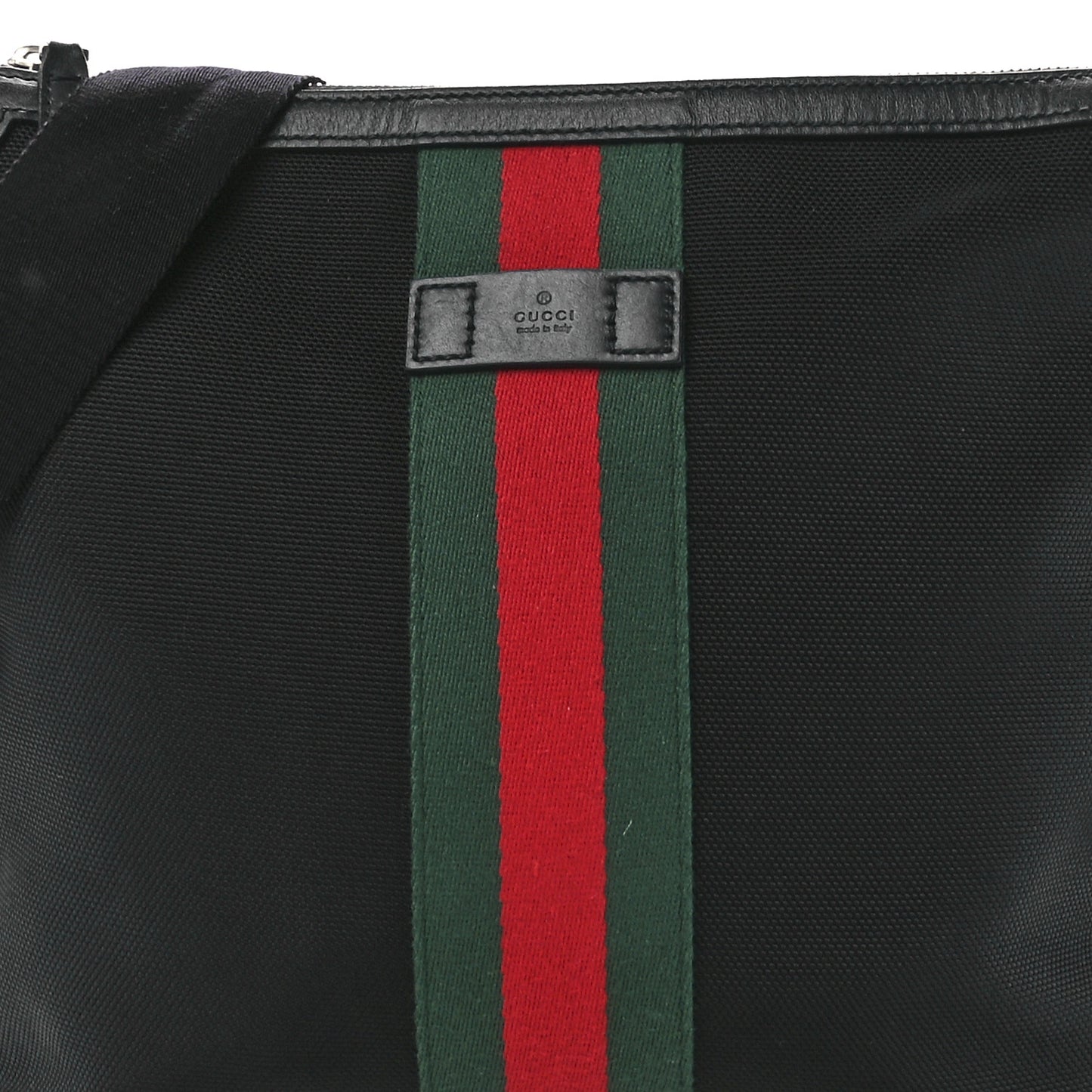 Techno Canvas Web Messenger Bag Black