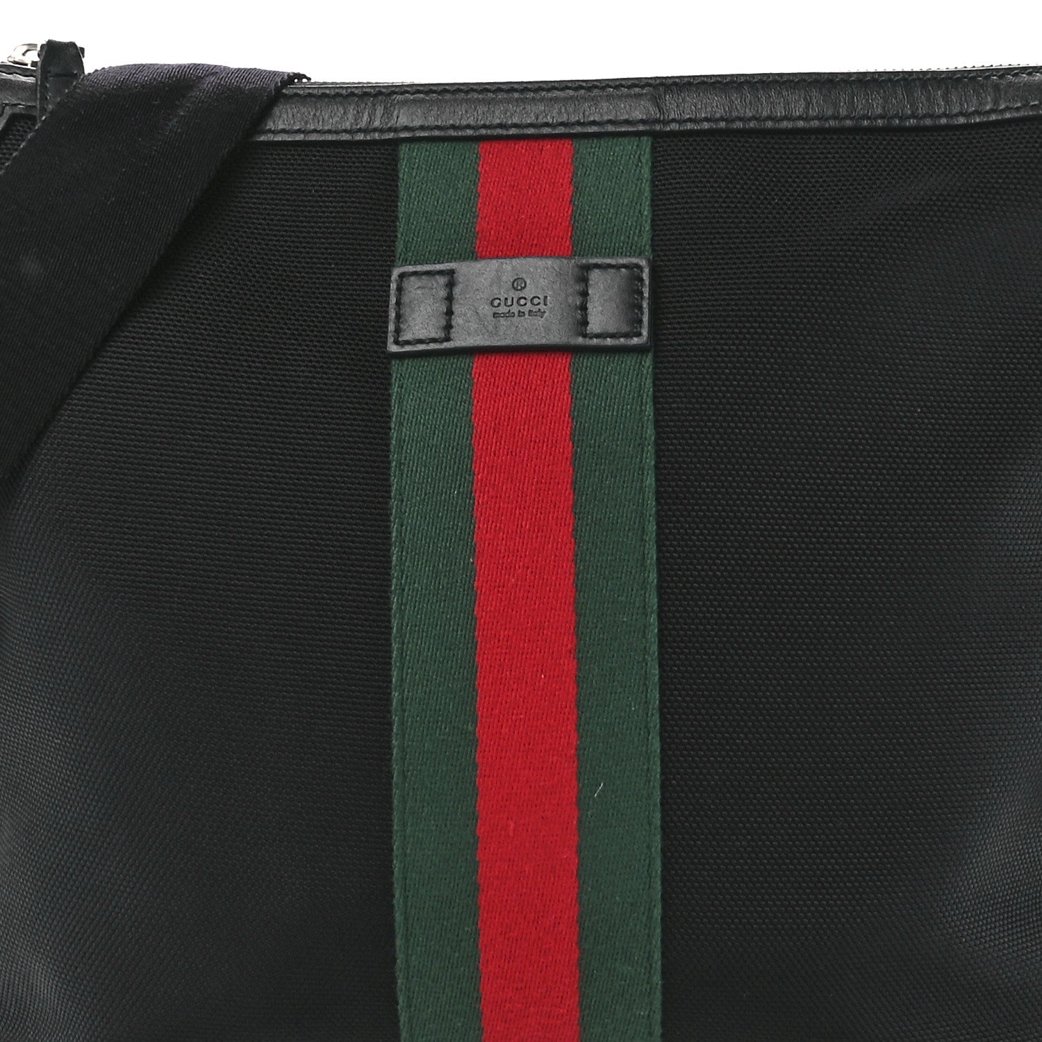 Gucci Techno Canvas Web Messenger Bag Black 9 of 12