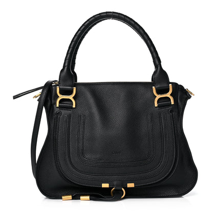Chloe Calfskin Medium Marcie Satchel Black 1 of 11