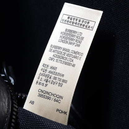 Burberry Canvas Mega Check Small Brickley Tote Black 9 of 10