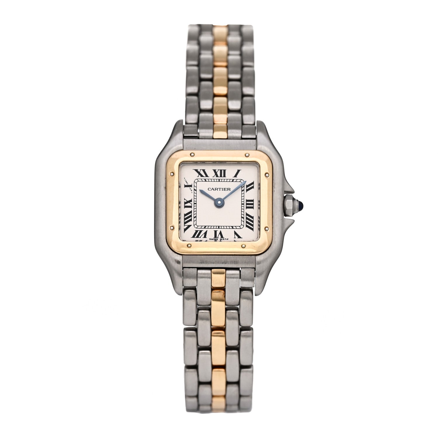 Cartier Stainless Steel 18K Yellow Gold 22mm Panthere Quartz Watch 1 of 4