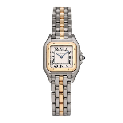 Cartier Stainless Steel 18K Yellow Gold 22mm Panthere Quartz Watch 1 of 4