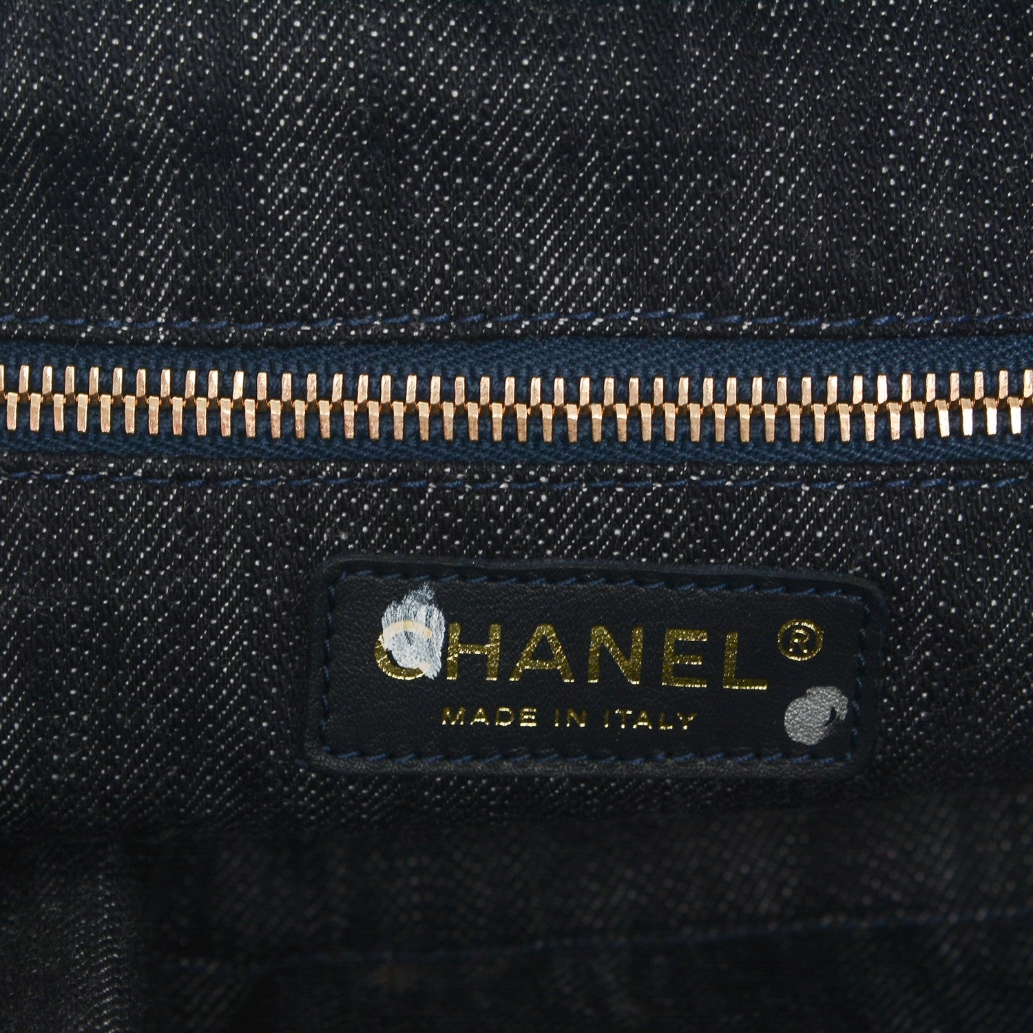 Chanel Denim CC Double Pocket Shoulder Bag Blue 6 of 7
