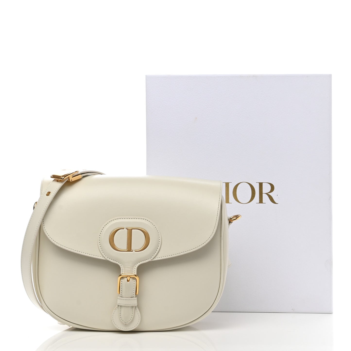 Box Calfskin Bobby Flap Latte