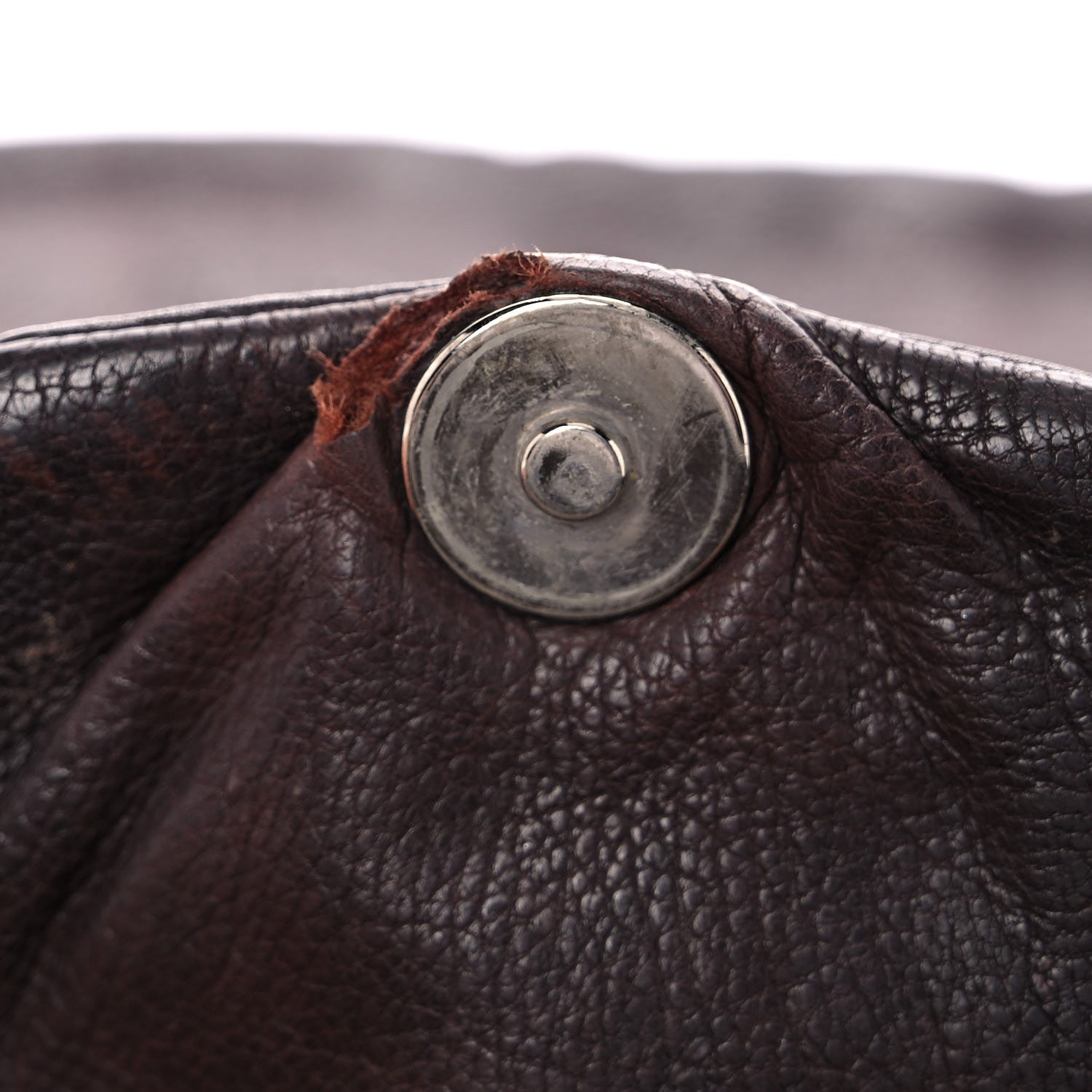 Chanel Calfskin Diamond Stitch Accordion Flap Brown 35 of 36