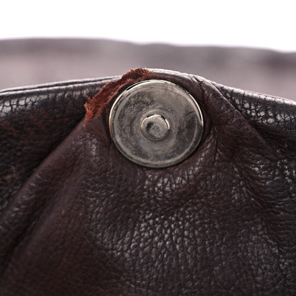 Chanel Calfskin Diamond Stitch Accordion Flap Brown 35 of 36