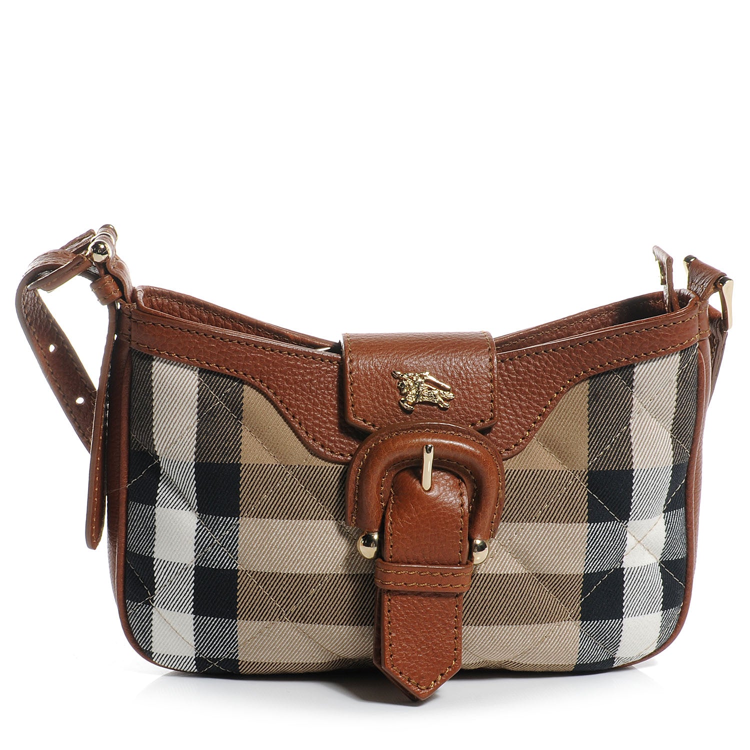 Burberry Quilted House Check Ferby Shoulder Bag 1 of 11