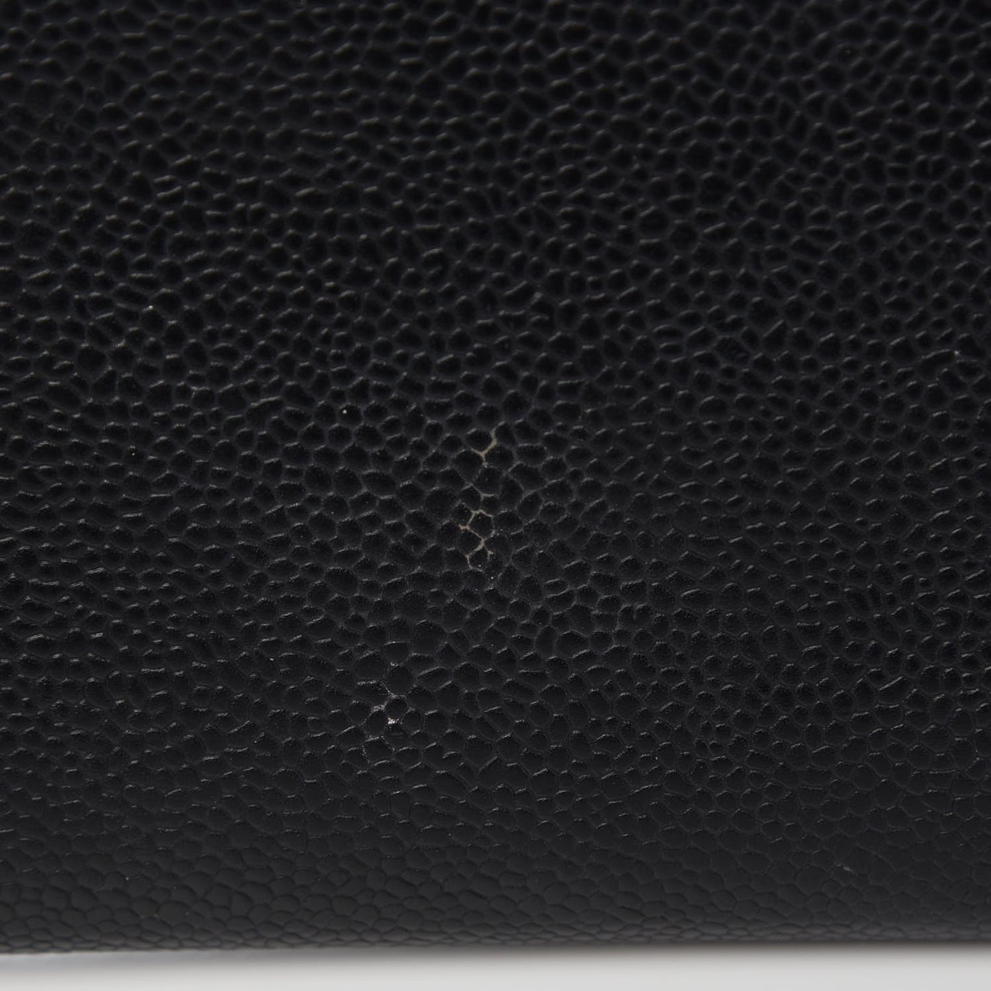 Caviar Large Timeless CC Zip Around Wallet Black