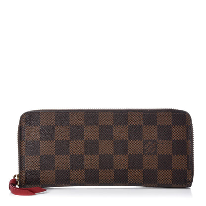 Louis Vuitton Damier Ebene Clemence Wallet 1 of 8