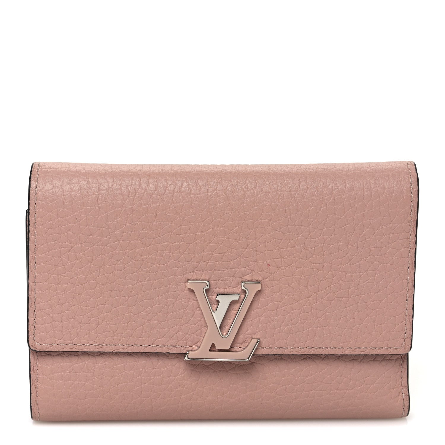 Louis Vuitton Taurillon Capucines Compact Wallet Magnolia 1 of 7