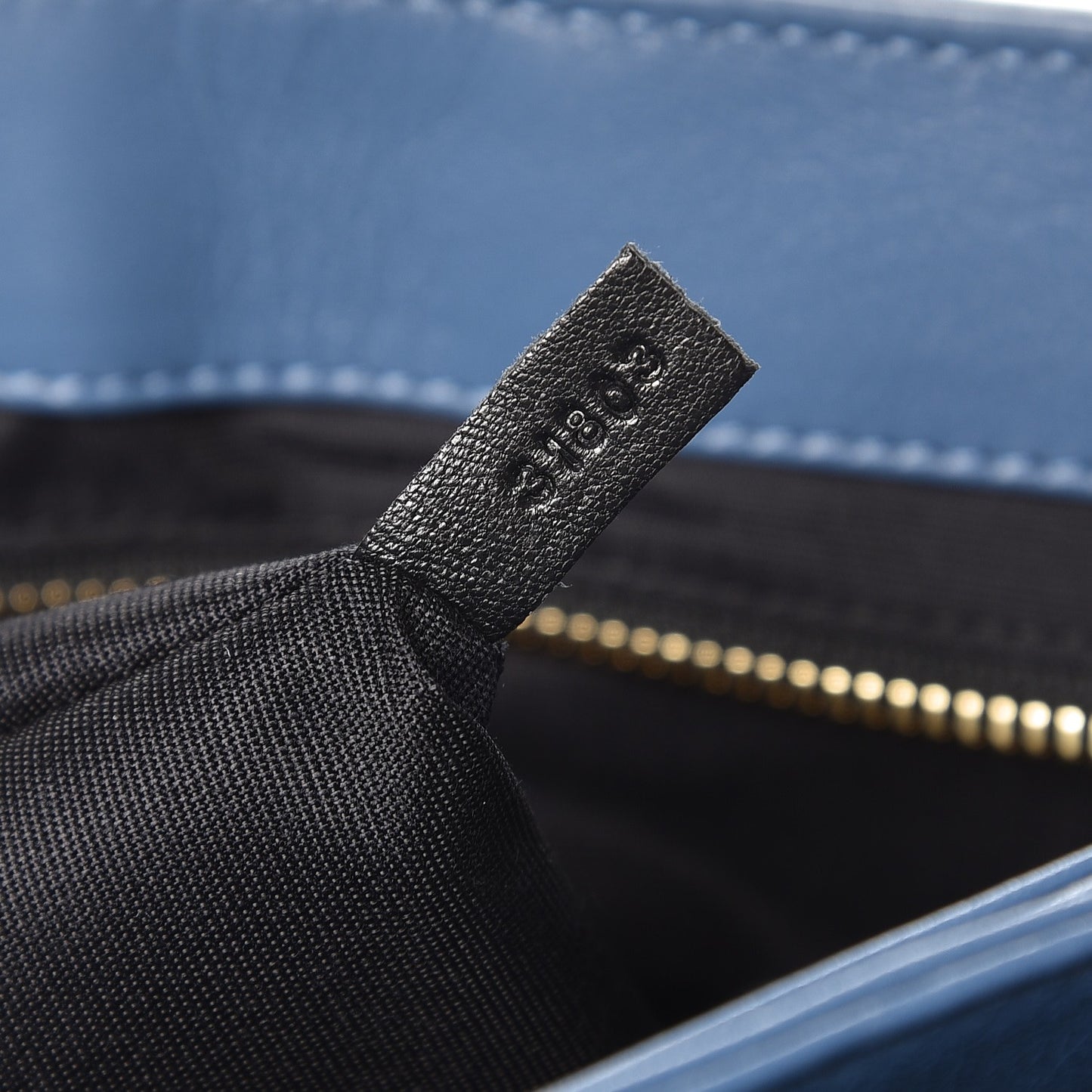 Lambskin Studded Medium Sugar Flap Shoulder Bag Blue