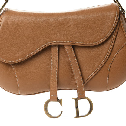 Christian Dior Calfskin Double Saddle Bag Brown 14 of 14