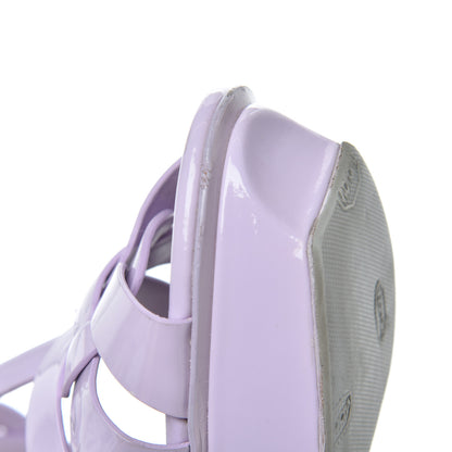 Saint Laurent Patent Tribute 75 Platform Sandals 35 Lavender 10 of 18